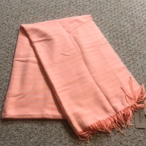 Unbelievably soft and beautiful peach color scarf